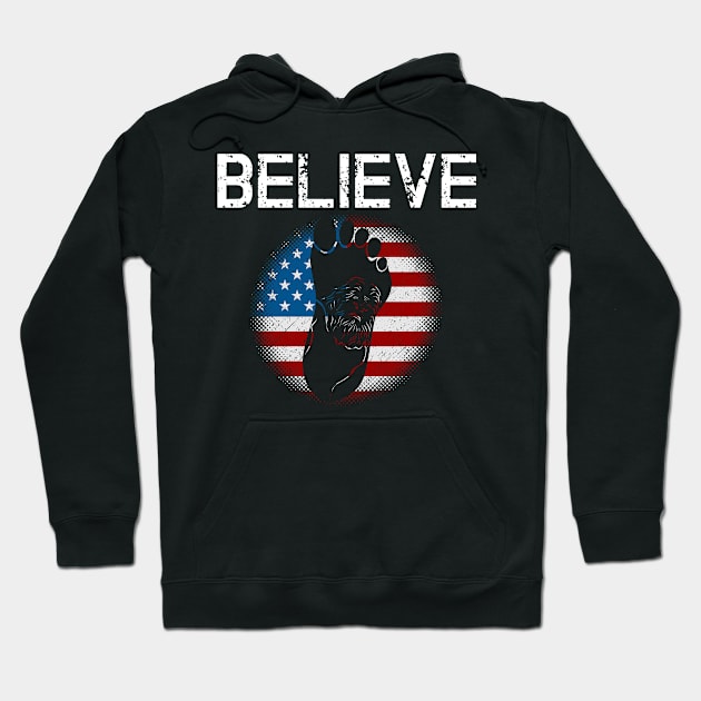 Bigfoot Believe Hoodie by Boo Face Designs